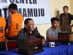 Polresta Mamuju Tangkap Pelaku Pencurian Kotak Amal 21 Masjid