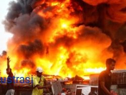 Si jago merah hanguskan 12 rumah warga di jalan Diponegoro bulukumba