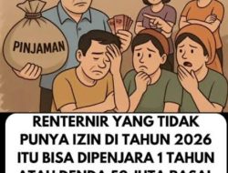 Rentenir Ilegal Terancam Penjara, KUHP baru Perketat Praktik Pinjam Uang Tampa izin