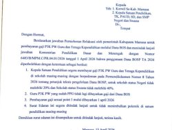ASN Paruh Waktu Di Kabupaten Mamasa Kecewa, Dengan Surat Edaran Kepala Dinas Pendidikan