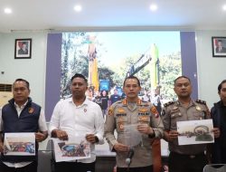 Ungkap 3 Titik Lokasi Tambang Emas Ilegal Di Kalumpang 3 Alat berat Dan 12 Mesin Disita Polresta Mamuju