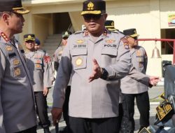 Kapolda Sulbar Kunjungan Kerja Di Polresta Mamuju, Pastikan Kesiapan Personil Dan Randis Dukung Tugas Operasional