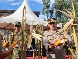 Kapolresta Mamuju Ikuti Panen Raya Jagung Serentak Kuartal II 2026 Bersama Presiden RI Dan Kapolri Melalui Zoom Meeting