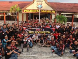 Komunitas Touring IBMI Regional Sulawesi Deklarasikan  Kamseltibcar Lantas Di Polresta Mamuju
